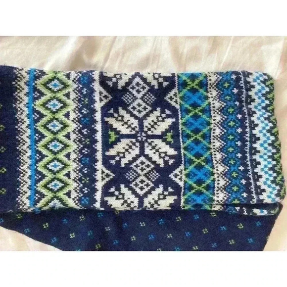 Vineyard vines wool/alpaca and other blend blue scarf - Picture 2 of 6